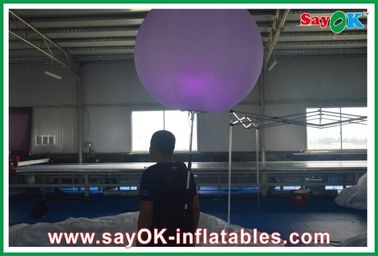 Advertsing Inflatable chiếu sáng trang trí, 190T Nylon vải Inflatable ba lô Balloon