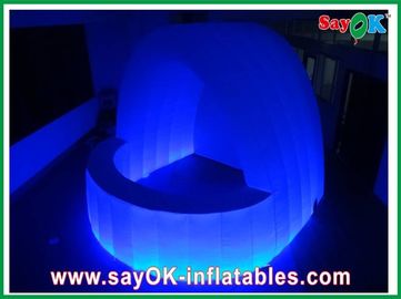 Lều làm việc bơm hơi dẫn ánh sáng thanh bơm hơi màu trắng bền cho lễ cưới Lều bơm tốt nhất