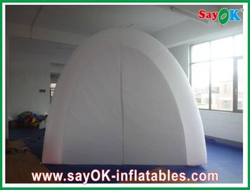 Lều làm việc bơm hơi dẫn ánh sáng thanh bơm hơi màu trắng bền cho lễ cưới Lều bơm tốt nhất