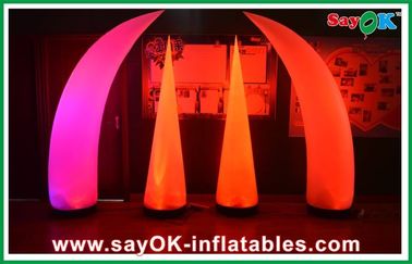 Thời trang Customized Inflatable LED In Logo ánh sáng với Air Blower