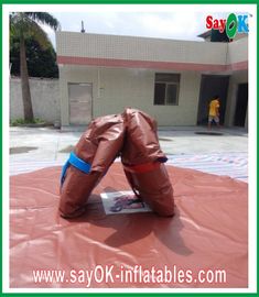 Trò chơi thể thao tùy chỉnh sản phẩm bơm hơi, 0.5mm PVC đấu vật sumo inflatable
