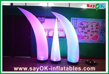 Vải Nylon ngoài trời Inflatable chiếu sáng Cone Với Led Light