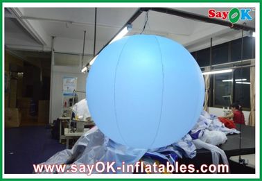 Đầy màu sắc Đảng Inflatable Chiếu Sáng Trang Trí, đường kính 2 m Inflatable Ánh Sáng Bóng