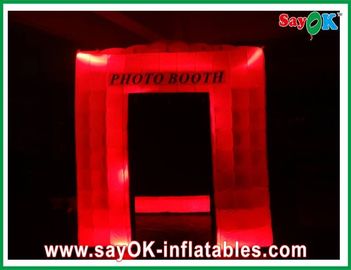 Trang trí tiệc bơm hơi 12 đèn LED Bơm hơi thổi lên Photobooth In SGS cho sự kiện lễ hội