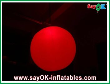Câu lạc bộ 190T Nylon Vải Inflatable Bóng Với Đèn Led Đường Kính 2 Mét