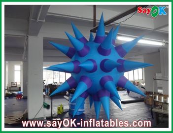 Treo Inflatable chiếu sáng trang trí, tím 2m Inflatable Led sao