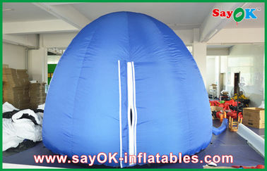 Màu xanh 5 m Oxford Vải Inflatable Planetarium Chiếu Dome cho Thiên văn học