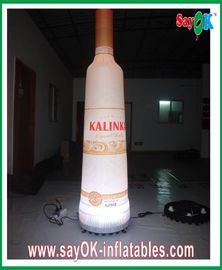 190T Nylon Vải Inflatable Chai Rượu Vang Chiều Cao 2 M Với Đèn Led
