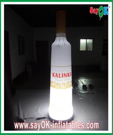 190T Nylon Vải Inflatable Chai Rượu Vang Chiều Cao 2 M Với Đèn Led