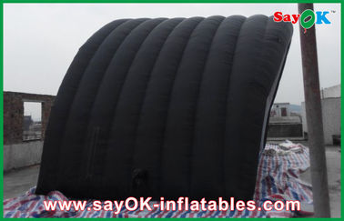 Chén gia đình bơm không thấm nước màu đen với vải Oxford và lớp phủ PVC