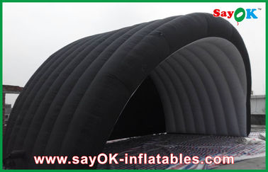 Chén gia đình bơm không thấm nước màu đen với vải Oxford và lớp phủ PVC