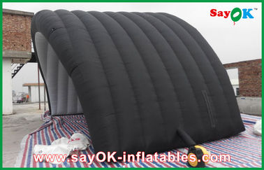 Chén gia đình bơm không thấm nước màu đen với vải Oxford và lớp phủ PVC