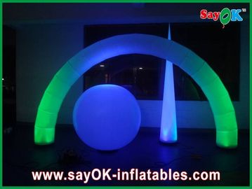 190T Nylon Vải Inflatable Led ánh sáng trang trí đám cưới với CE UL Blower