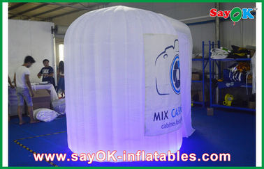 Inflatable Led Photo Booth Hình tròn Inflatable Photo Booth Vải Oxford chống cháy