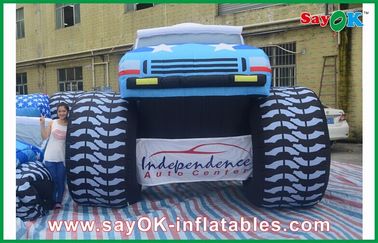 Màu xanh 5M Inflatable Jeep xe 210D Oxford vải cho Adversting