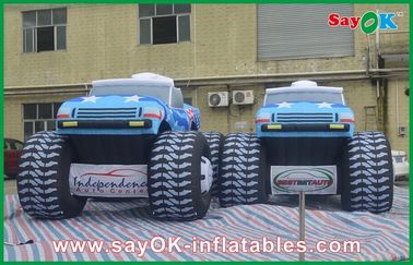Màu xanh 5M Inflatable Jeep xe 210D Oxford vải cho Adversting