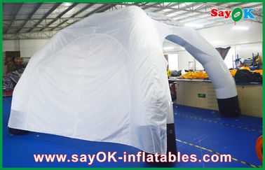 Chùa giải trí ngoài trời Igloo bơm lên Không khí kín Chén lều mái vòm bơm lên Quadrangle / Hexahonal PVC Cho quảng cáo