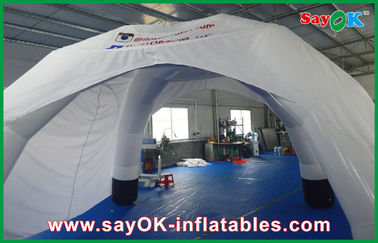 Chùa giải trí ngoài trời Igloo bơm lên Không khí kín Chén lều mái vòm bơm lên Quadrangle / Hexahonal PVC Cho quảng cáo