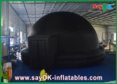 Đen Inflatable Planetarium, Durable Inflatable chiếu Tent Mobile Cinema