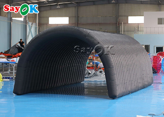 Lều lều thổi Igloo Đen 210D vải Oxford Lều đường hầm thổi cho triển lãm