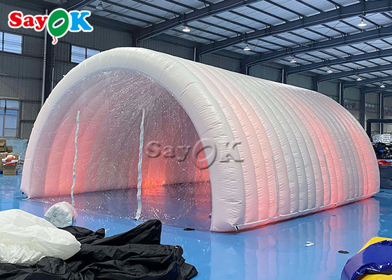 Lều y tế di động mái vòm ngoài trời Kênh phòng khử trùng với đèn LED