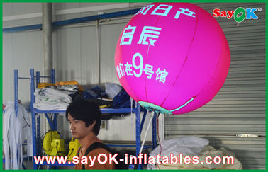 0.8m DIa Inflatable quảng cáo ba lô bóng với Nylon vải
