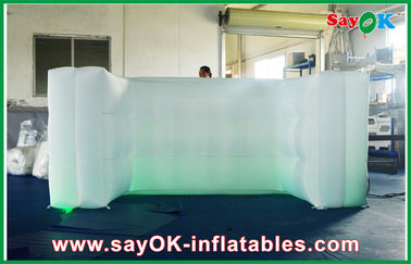 3m hàng rào trắng inflatable dẫn tường inflatable trang trí ánh sáng oxford vải