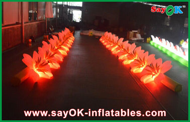 Dài Inflatable chiếu sáng trang trí LED hoa chuỗi cho tổ chức sự kiện Nylon vải