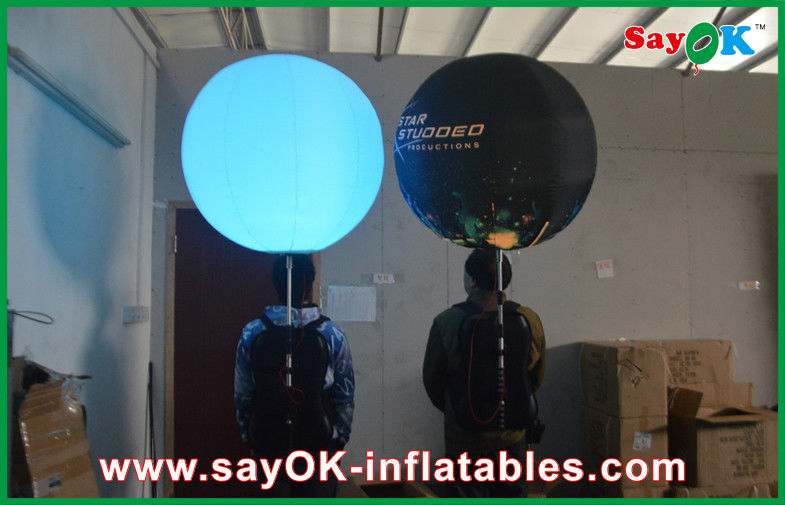 Bền Tripod Bóng Inflatable Chiếu Sáng Trang Trí, In Ấn Led Inflatable Quảng Cáo Balloon
