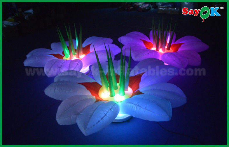 Đám cưới tuyệt vời Stage Inflatable chiếu sáng trang trí hoa chuỗi