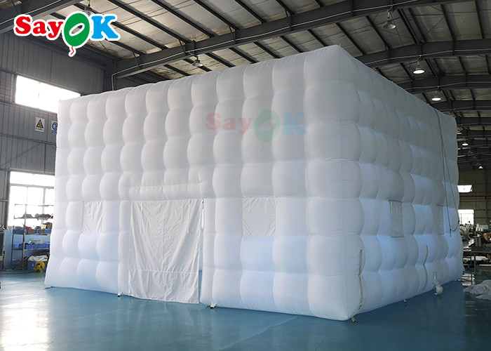Lều bơm cắm trại 8x8x5m Lều vườn bơm bơm Led ngoài trời