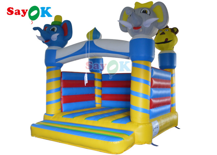 Chủ đề động vật Bouncer bơm hơi ngoài trời PVC 0,55mm Kids Blow Up Bounce House