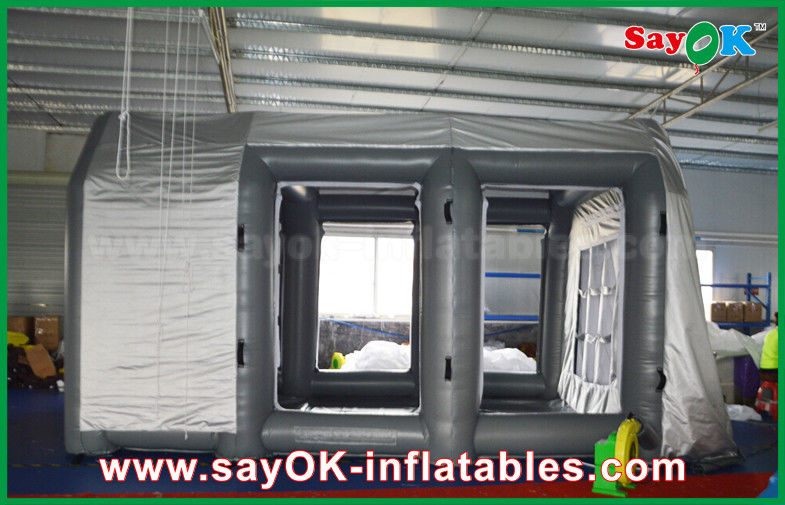 Giant Xám Tuỳ Inflatable Sản phẩm PVC Inflatable Spray Booth Đối với xe