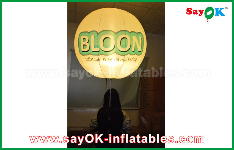 Oxford Vải Inflatable Chiếu Sáng Trang Trí Tripod Thường Vụ Balloon Với In