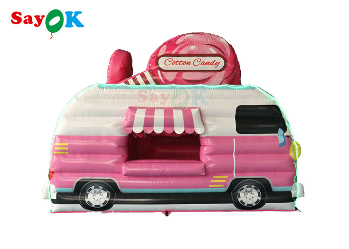 Đi ra ngoài Lều không khí Lều không khí bơm hơi Xe tải thực phẩm Bông kẹo Chủ đề Kiosk