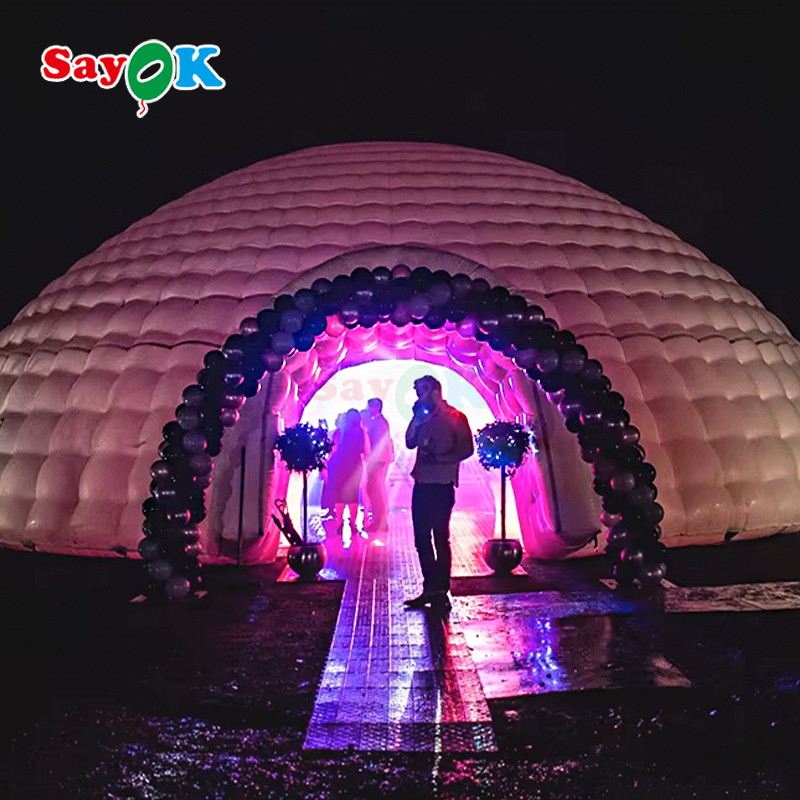 Lều Igloo lắp đặt bằng vải Oxford chống nước