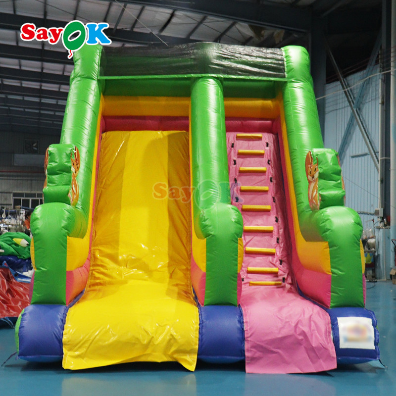 Bể bơi slide PVC Combo slide và hồ bơi khổng lồ slide thổi cho bán