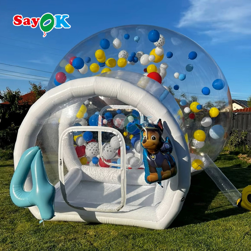 Sayok tùy chỉnh Trần minh Bubble House bong bóng Cửa hàng không khí bơm cho các bữa tiệc ngoài trời