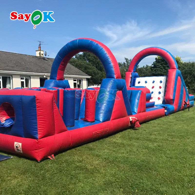 SayOk Commercial Inflatable Obstacle Course Inflatables Outdoor Giant Inflatable Obstacle Course cho người lớn