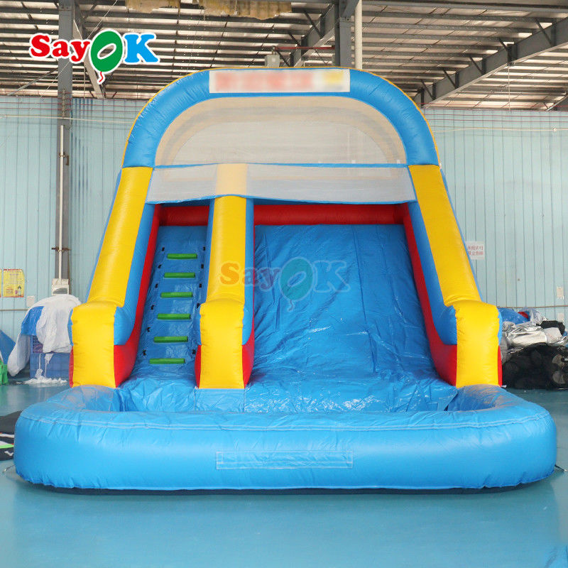 An toàn Bouncy Castle With Slide Tùy chỉnh Bounce House nước slide Inflatable Kids ngoài trời