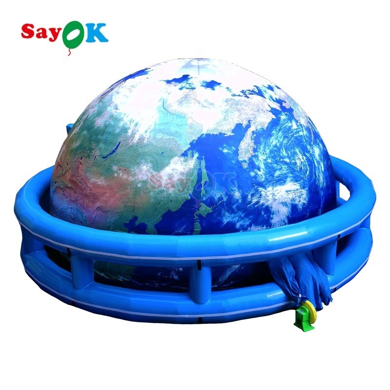 Portable Inflatable Planetarium Dome with 21-30 Minutes Video Format AC 110-240V and Durable Oxford Fabric