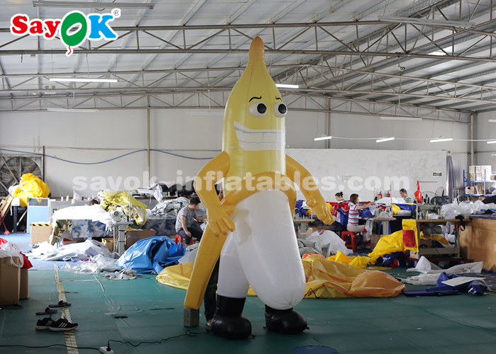 Chuông Charakter bơm lên 3m Chuông chuối bơm lên mascot cho quảng cáo ngoài trời CE SGS ROHS