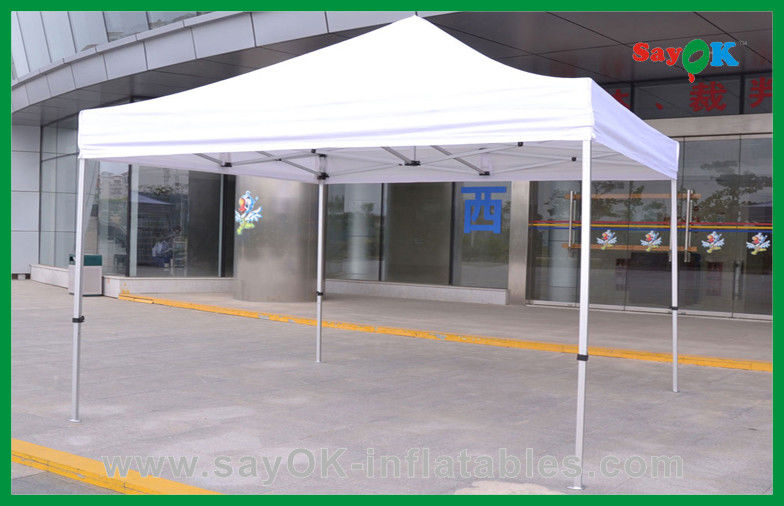 Lều tán vườn tùy chỉnh 3x3m màu trắng Pop Up Lều có thể gập lại Gazebo để quảng cáo khuyến mãi