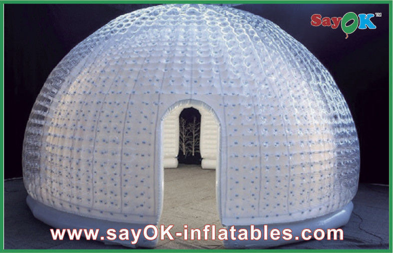 Lều nhà bơm bơm khách sạn kích thước tùy chỉnh Lều bơm cho cắm trại Bubble Dome