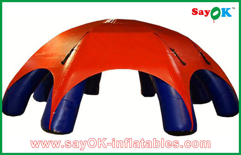 Giant Go Outdoor Air Tent Thương mại Cửa hàng không khí bơm Cửa hàng không khí kín Cửa hàng cho đám cưới L4m * W4m