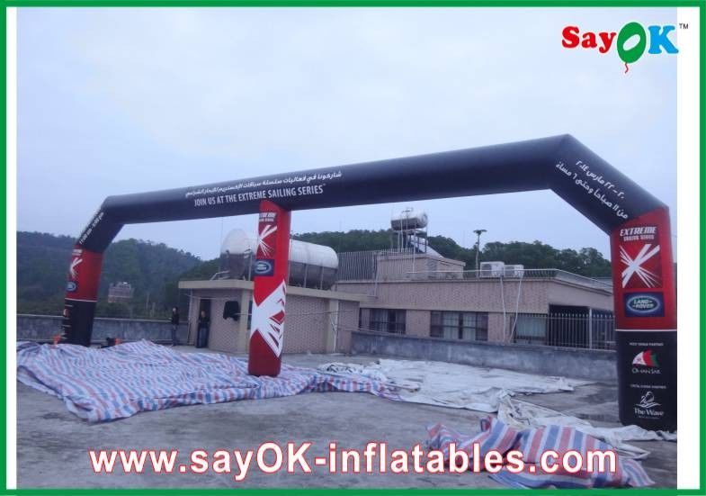 Trang trí vòm đám cưới Lối vào PVC Vòm bơm hơi, Dây chuyền hoàn thiện bơm hơi In ấn logo Arch
