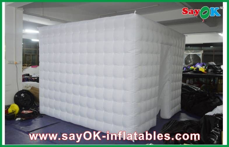 Gian hàng ảnh bơm hơi Cho thuê gian hàng ảnh bơm hơi hấp dẫn Đèn Led có in logo một cửa