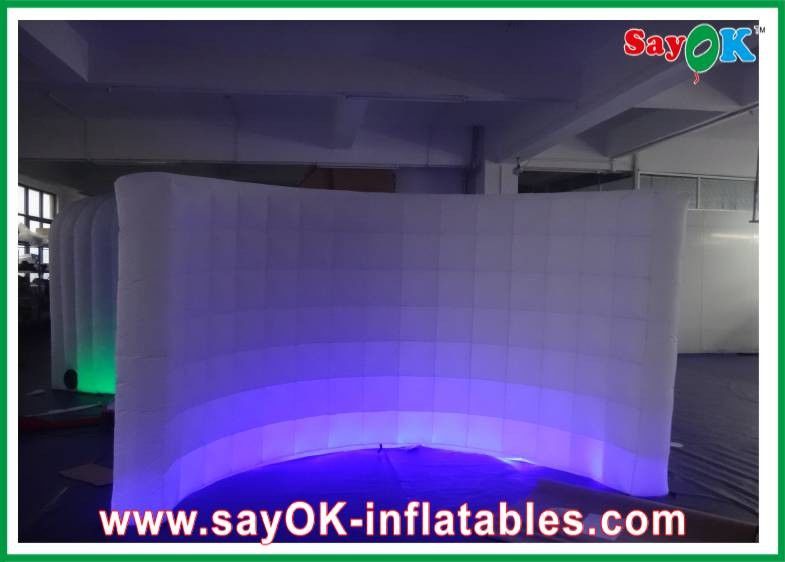 Blow-Up Blow-Up Oxford Cloth Blow-Up Wall với đèn LED cho triển lãm / sự kiện