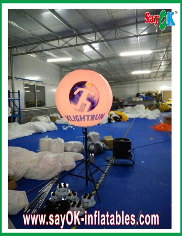 Đèn RGB Chiếu Sáng Inflatable Trang Trí 190 T Nylon Vải SGS ROHS Với Đứng