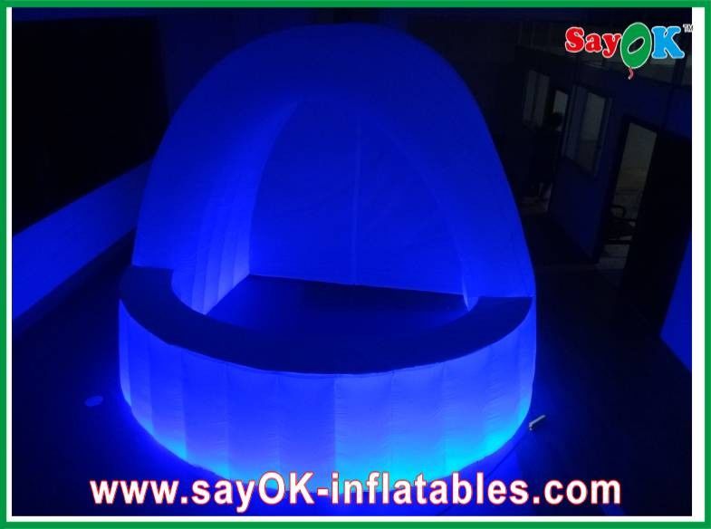 Lều làm việc bơm hơi dẫn ánh sáng thanh bơm hơi màu trắng bền cho lễ cưới Lều bơm tốt nhất